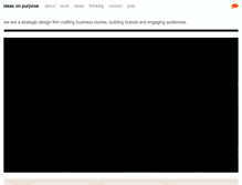 Tablet Screenshot of ideasonpurpose.com